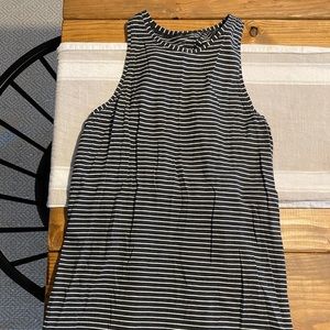 Black/ white lululemon tank top size 8